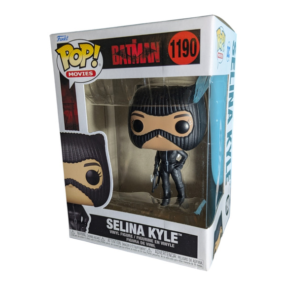 Funko Pop! Movies: The Batman - Selina Kyle #1190 Vinyl Figure NIB - Picture 2 of 7